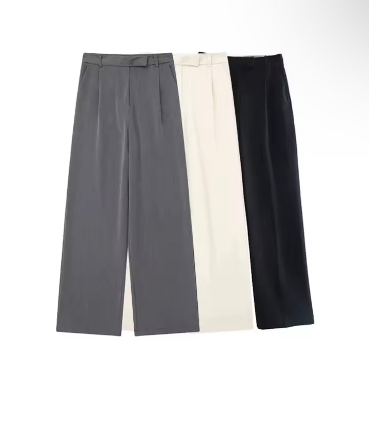 Pantalones tiro alto